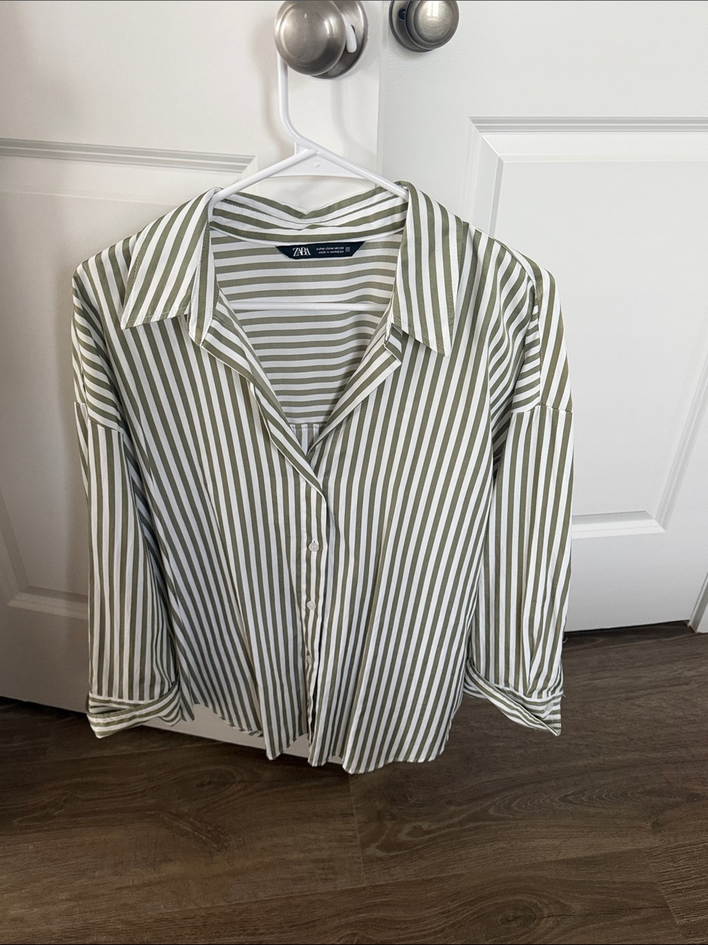 Zara striped button down